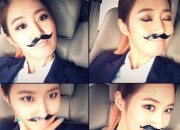 少女時代 ユリ、口ひげをつけて男に変身 ”それでも綺麗”
