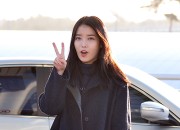 IU、「2014 Mnet Asian Music award」に向けて、香港へ出国【写真】
